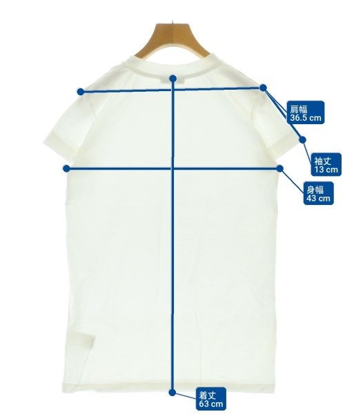 Deuxieme Classe（ドゥーズィエムクラス）Tシャツ・カットソー 白 サイズ:-(M位) レディース/2200708880067