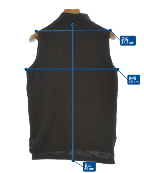 Deuxieme Classe（ドゥーズィエムクラス）ベスト 茶 サイズ:F レディース/2200645426069