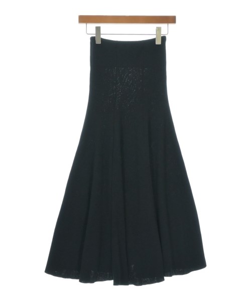MUSE de Deuxieme Classe（ミューズドゥドゥーズィーエムクラス）ロング・マキシ丈スカート 黒 サイズ:F レディース/2200613111102