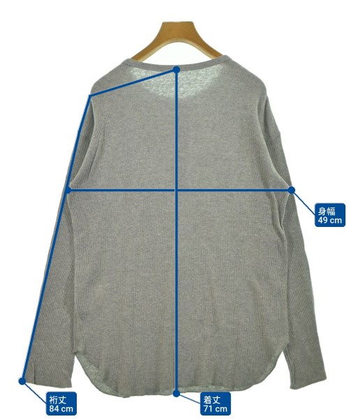 Deuxieme Classe（ドゥーズィエムクラス）Tシャツ・カットソー グレー サイズ:-(M位) レディース/2200639794433