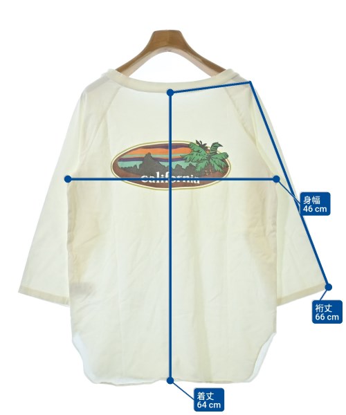 Deuxieme Classe（ドゥーズィエムクラス）Tシャツ・カットソー 白 サイズ:-(M位) レディース/2200639794457