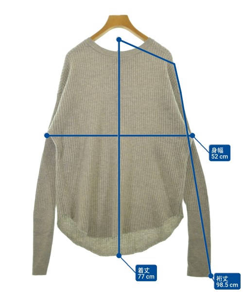 Deuxieme Classe（ドゥーズィエムクラス）ニット・セーター ベージュ サイズ:-(M位) レディース/2200651711036