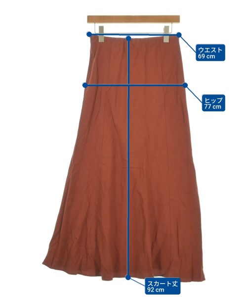 Deuxieme Classe（ドゥーズィエムクラス）ロング・マキシ丈スカート 赤 サイズ:36(S位) レディース/2200644870122