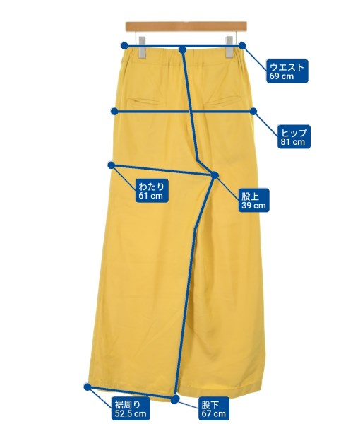 MUSE de Deuxieme Classe（ミューズドゥドゥーズィーエムクラス）その他 黄 サイズ:38(M位) レディース/2200647725078