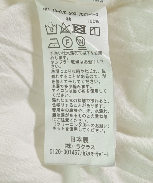 Deuxieme Classe（ドゥーズィエムクラス）Tシャツ・カットソー 白 サイズ:-(M位) レディース/2200706671049