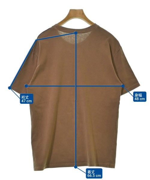 Deuxieme Classe（ドゥーズィエムクラス）Tシャツ・カットソー 茶 サイズ:-(M位) レディース/2200707142036