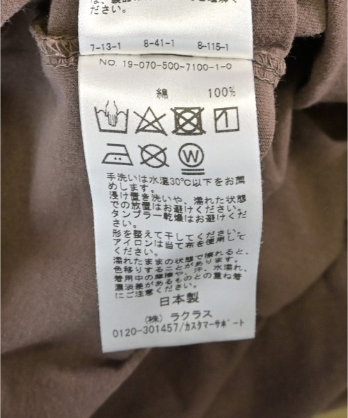 Deuxieme Classe（ドゥーズィエムクラス）Tシャツ・カットソー 茶 サイズ:F レディース/2200704848016