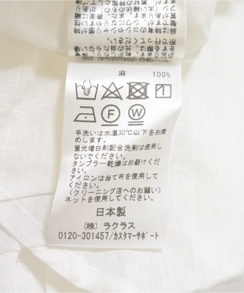 Deuxieme Classe（ドゥーズィエムクラス）カジュアルシャツ 白 サイズ:F レディース/2200664912048