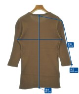 Deuxieme Classe（ドゥーズィエムクラス）Tシャツ・カットソー 茶 サイズ:-(S位) レディース/2200662931058