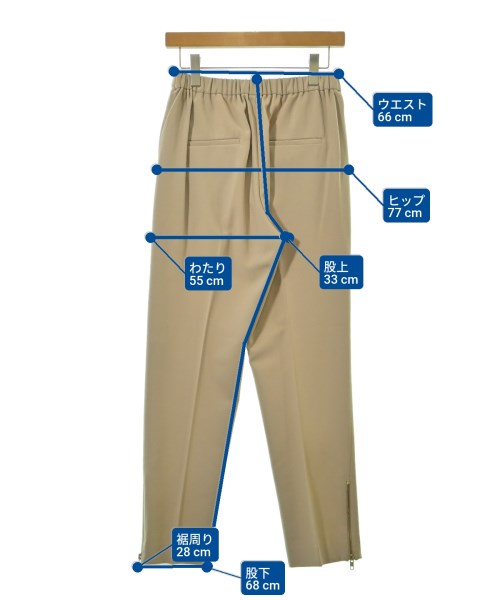 Deuxieme Classe（ドゥーズィエムクラス）スラックス ベージュ サイズ:38(M位) レディース/2200669180039