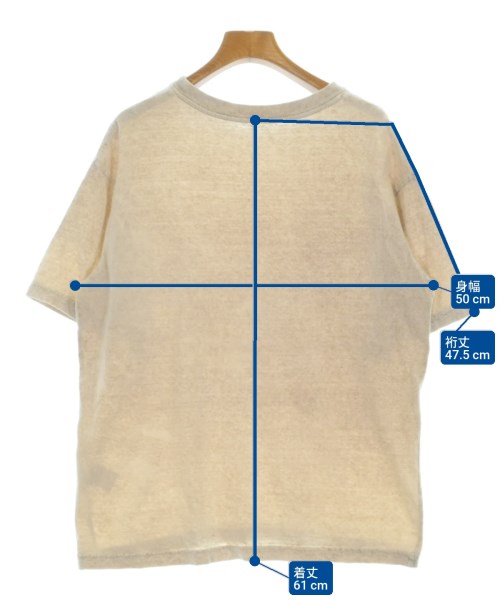 Deuxieme Classe（ドゥーズィエムクラス）Tシャツ・カットソー ベージュ サイズ:-(L位) レディース/2200666613042