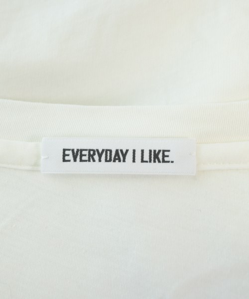 EVERYDAY I LIKE（エブリデイアイライク）Tシャツ・カットソー 白 サイズ:-(M位) レディース/2200729267199