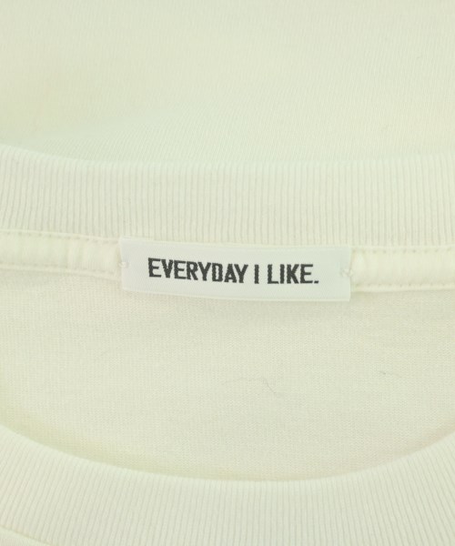 EVERYDAY I LIKE（エブリデイアイライク）Tシャツ・カットソー 白 サイズ:F レディース/2200729267205