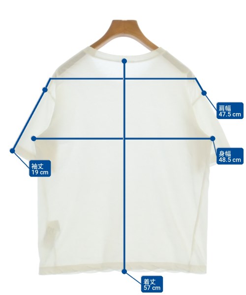 Deuxieme Classe（ドゥーズィエムクラス）Tシャツ・カットソー 白 サイズ:-(M位) レディース/2200730944089