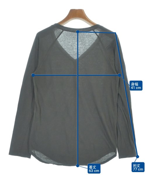 Deuxieme Classe（ドゥーズィエムクラス）Tシャツ・カットソー グレー サイズ:-(M位) レディース/2200715486719
