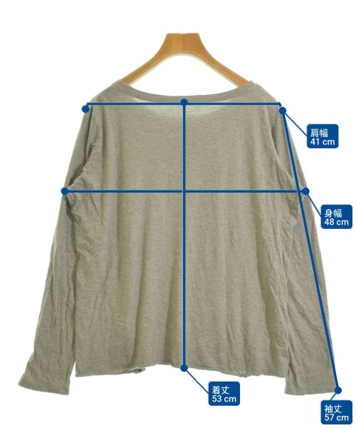 Deuxieme Classe（ドゥーズィエムクラス）Tシャツ・カットソー グレー サイズ:-(M位) レディース/2200724025091