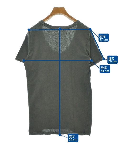 Deuxieme Classe（ドゥーズィエムクラス）Tシャツ・カットソー グレー サイズ:-(M位) レディース/2200678813218