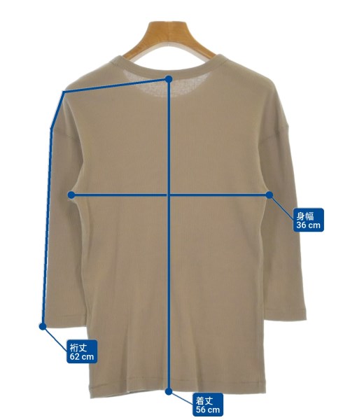 Deuxieme Classe（ドゥーズィエムクラス）Tシャツ・カットソー ベージュ サイズ:-(M位) レディース/2200686377122