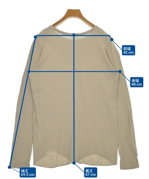 Deuxieme Classe（ドゥーズィエムクラス）Tシャツ・カットソー ベージュ サイズ:F レディース/2200692882047