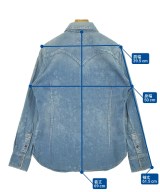 TMT（ティーエムティー）カジュアルシャツ 青 サイズ:M メンズ/2200535227073