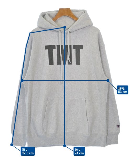 TMT（ティーエムティー）パーカー グレー サイズ:XXL メンズ/2200613906012