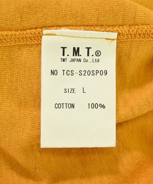 TMT（ティーエムティー）Tシャツ・カットソー 黄 サイズ:L メンズ/2200698934245