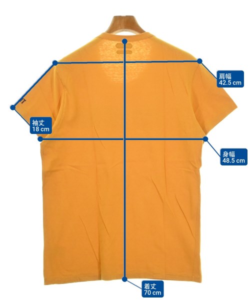 TMT（ティーエムティー）Tシャツ・カットソー 黄 サイズ:L メンズ/2200698934245