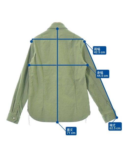 TMT（ティーエムティー）カジュアルシャツ カーキ サイズ:S メンズ/2200665156083