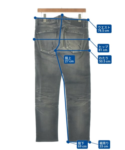 TMT（ティーエムティー）デニムパンツ グレー サイズ:S メンズ/2200665156137