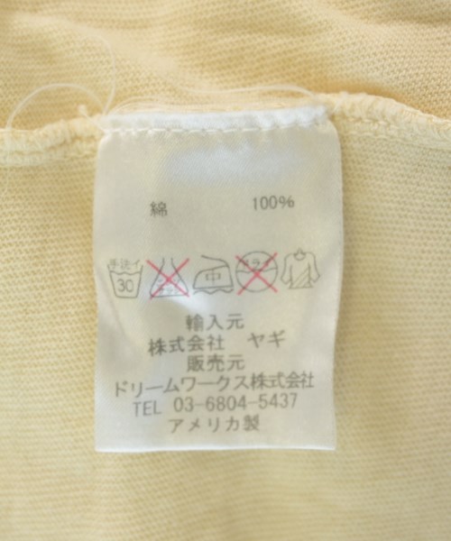JUNK FOOD（ジャンクフード）Tシャツ・カットソー 黄 サイズ:S メンズ/2200720471229
