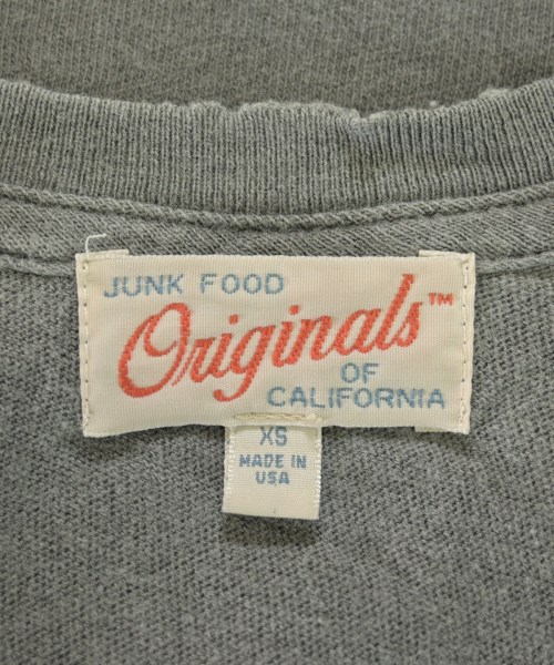 JUNK FOOD（ジャンクフード）Tシャツ・カットソー グレー サイズ:XS メンズ/2200720471236