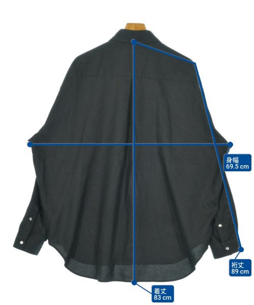 MINOTAUR（ミノトール）カジュアルシャツ 黒 サイズ:L メンズ/2200670650064