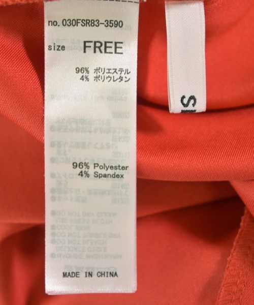 SLY（スライ）ワンピース 赤 サイズ:F レディース/2200628386052