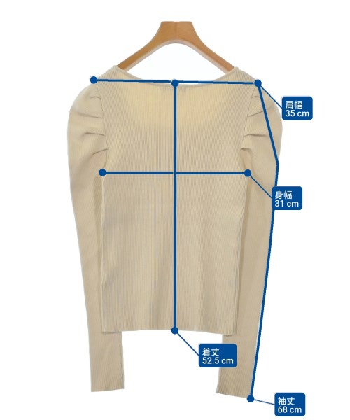 SLY（スライ）ニット・セーター ベージュ サイズ:F レディース/2200631287049