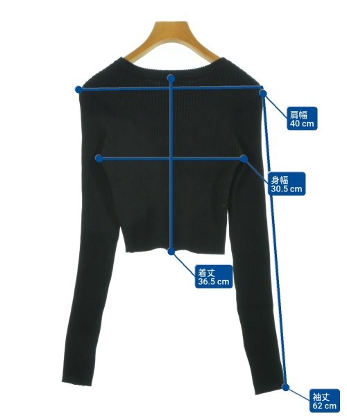 SLY（スライ）ニット・セーター 黒 サイズ:F レディース/2200642355058