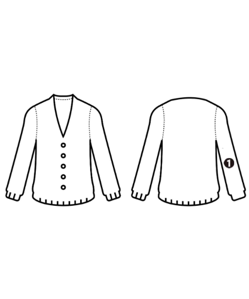 SLY（スライ）カーディガン 青 サイズ:F レディース/2200615353302