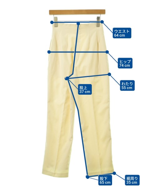 SLY（スライ）スラックス 黄 サイズ:1(S位) レディース/2200672548031