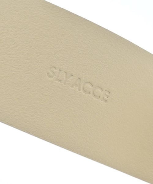 SLY（スライ）ベルト 白 サイズ:- レディース/2200650832107