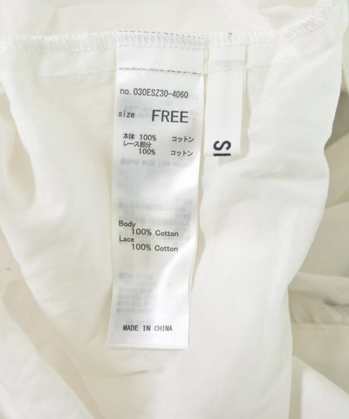 SLY（スライ）ブラウス 白 サイズ:F レディース/2200658827068