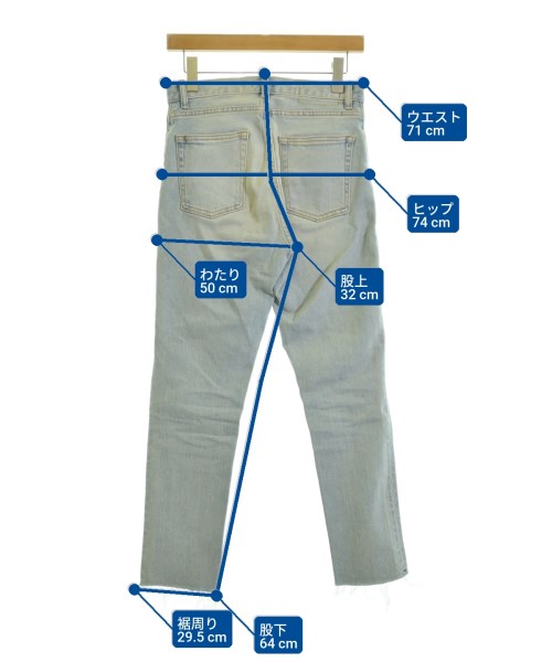 SLY（スライ）デニムパンツ 青 サイズ:25(S位) レディース/2200668169196