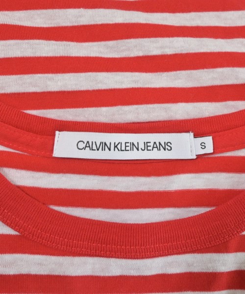 Calvin Klein Jeans（カルバンクラインジーンズ）Tシャツ・カットソー 赤 サイズ:S レディース/2200671032104