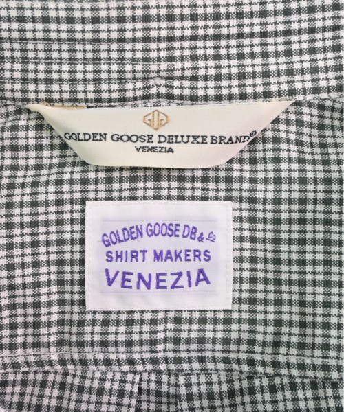 GOLDEN GOOSE（ゴールデングース）カジュアルシャツ 緑 サイズ:S メンズ/2200477914062