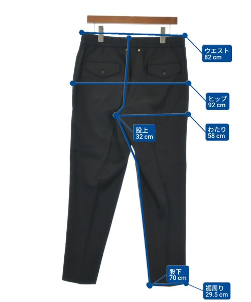 GOLDEN GOOSE（ゴールデングース）スラックス 黒 サイズ:48(L位) メンズ/2200640743024