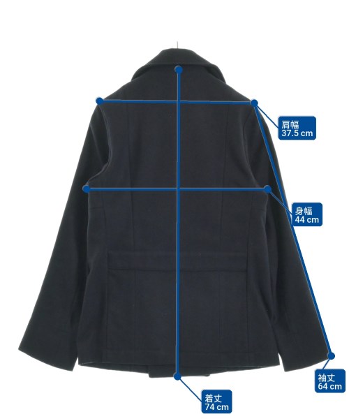 GOLDEN GOOSE（ゴールデングース）ピーコート 紺 サイズ:XXS メンズ/2200551104013