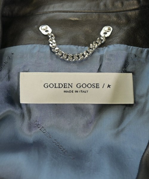 GOLDEN GOOSE（ゴールデングース）ライダース 黒 サイズ:52(XXL位) メンズ/2200609149065