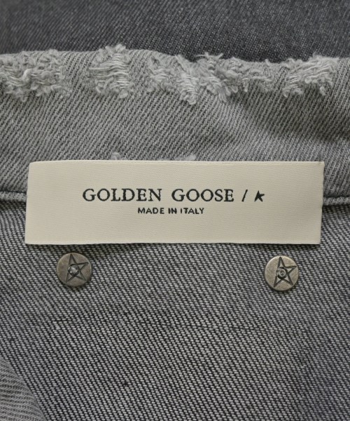GOLDEN GOOSE（ゴールデングース）デニムジャケット グレー サイズ:50(XL位) メンズ/2200619288013