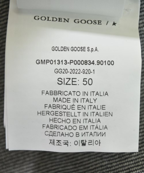 GOLDEN GOOSE（ゴールデングース）デニムジャケット グレー サイズ:50(XL位) メンズ/2200619288013