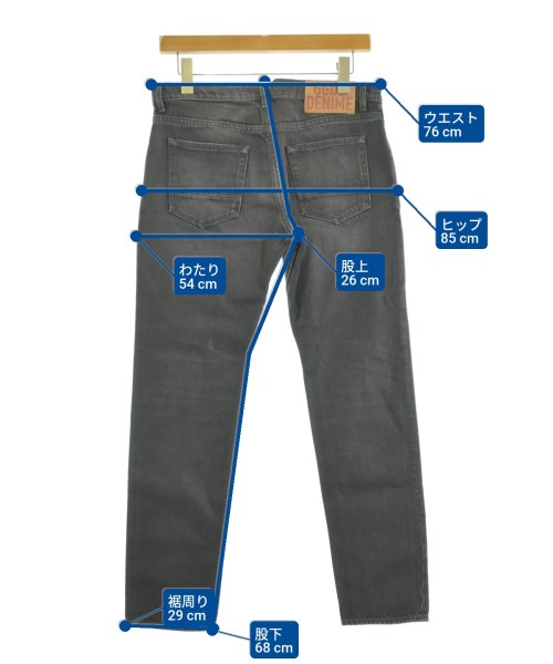 GOLDEN GOOSE（ゴールデングース）デニムパンツ グレー サイズ:26(XS位) メンズ/2200694592470