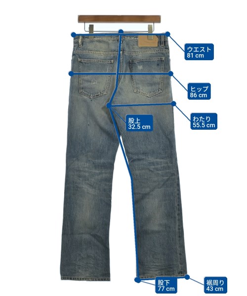 GOLDEN GOOSE（ゴールデングース）デニムパンツ 青 サイズ:XS メンズ/2200716478065