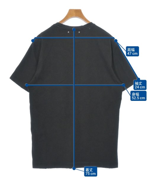 GOLDEN GOOSE（ゴールデングース）Tシャツ・カットソー 黒 サイズ:M メンズ/2200685363058